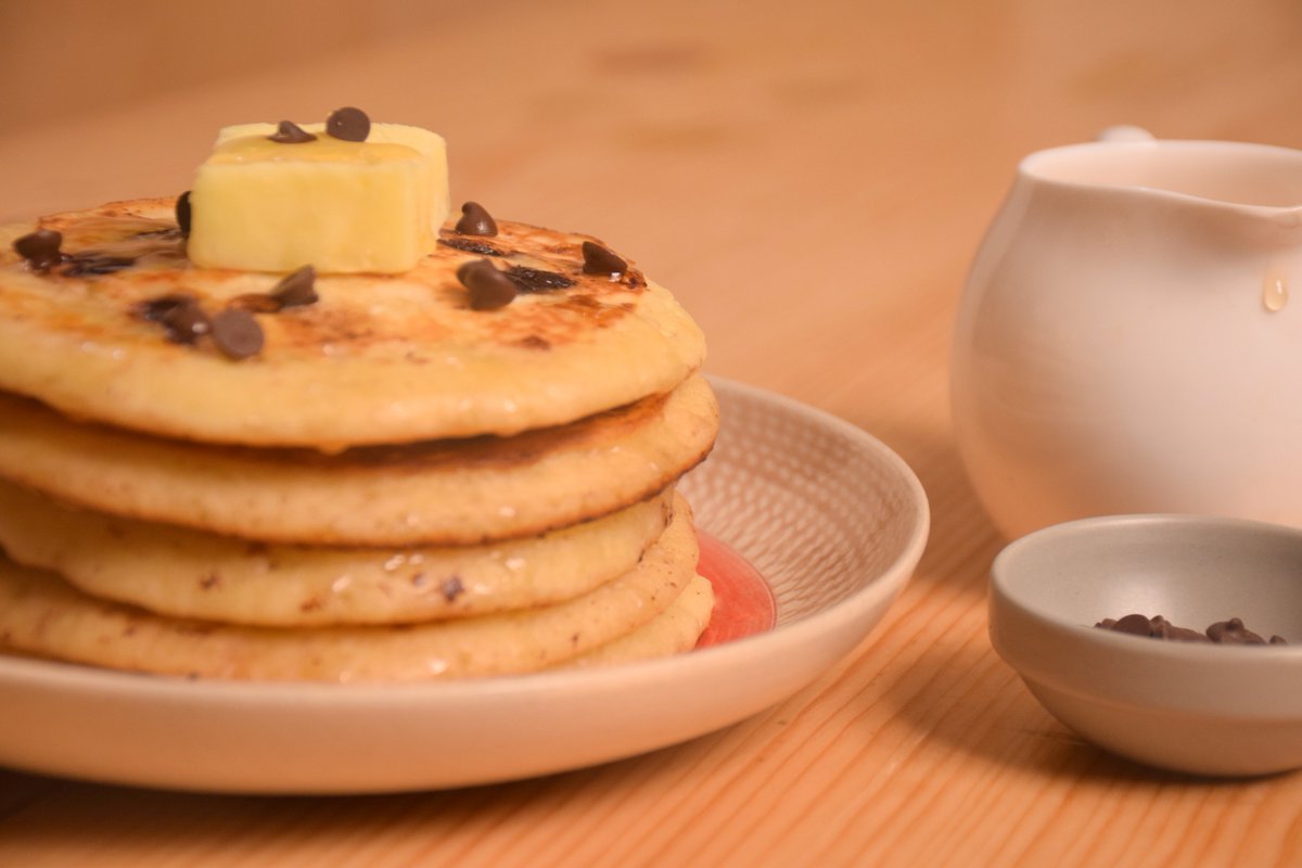 Chocolate Chip Pancakes Source: deadlicious cooking studio. #follow. #deadl...