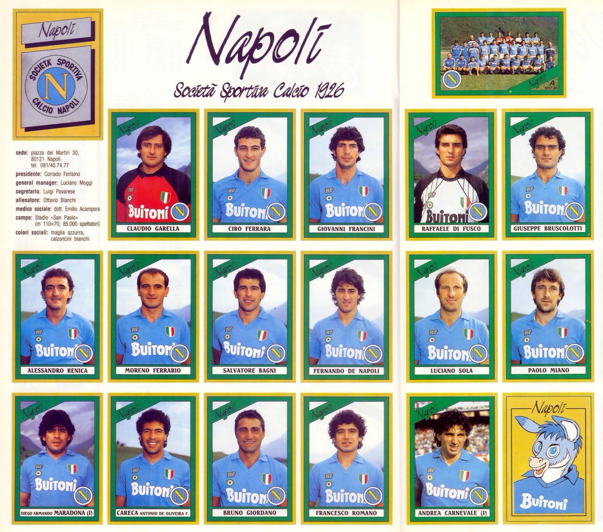 SSC NAPOLI 1987-88