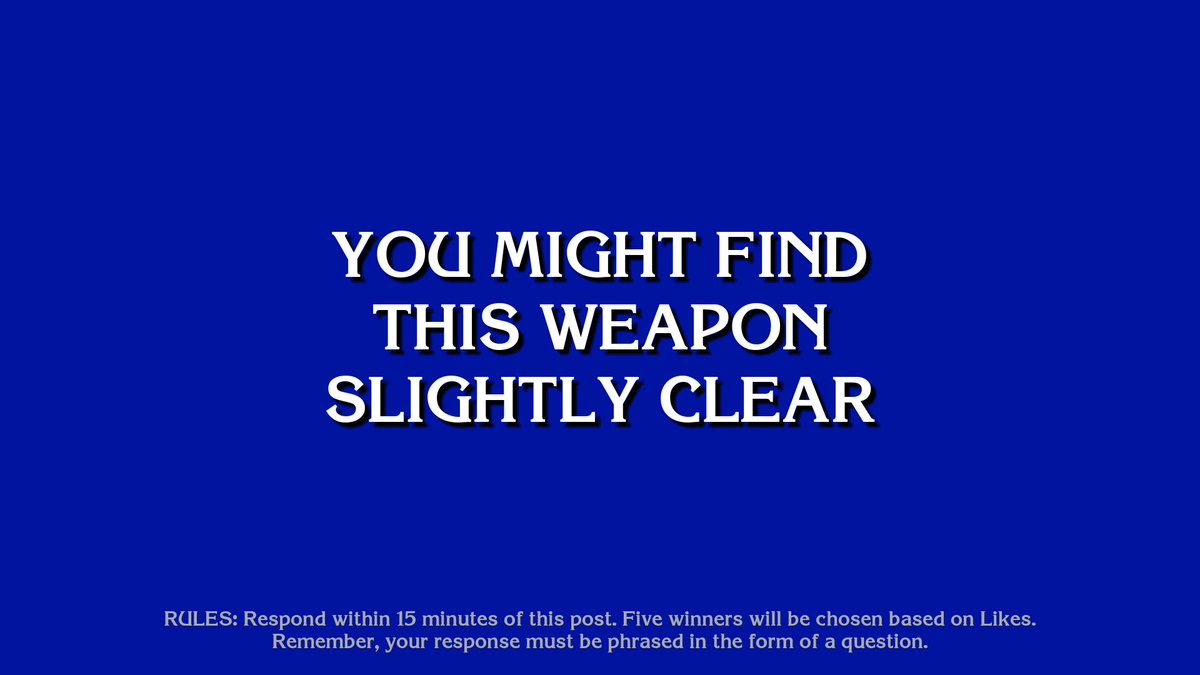 Endless Jeopardy tweet media