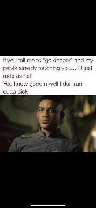 My way of reminding guys they ain&rsquo;t shit 🤪 #weakgame #ballsdeepcrew https://t.co/8sSn0kVy6L<a href="/tag/weakgame"class="tags">#weakgame</a><a href="/tag/ballsdeepcrew"class="tags"><span>#ballsdeepcrew</span></a>