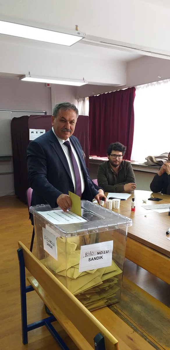 #Cumhurİttifakı Gündoğmuş Belediye Başkan Adayımız Mehmet Özeren, 2019 Mahalli İdareler Seçimleri kapsamında oyunu kullandı. #SevdamızAntalya