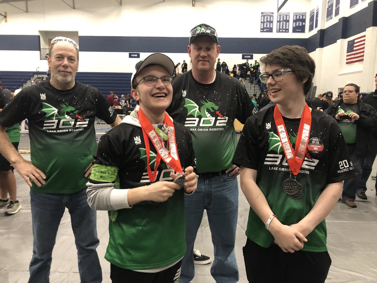 so proud of <a href="/FIRSTTeam302/">FIRST Team 302</a> for all their hard work, passion, and effort in Marysville for coming in 2nd, &amp; earning the Engineering Inspiration Award!  I am looking forward to States and Worlds with all these kids and mentors! <a href="/LkOrionHS/">Lake Orion High School</a> <a href="/LkOrionHS/">Lake Orion High School</a>