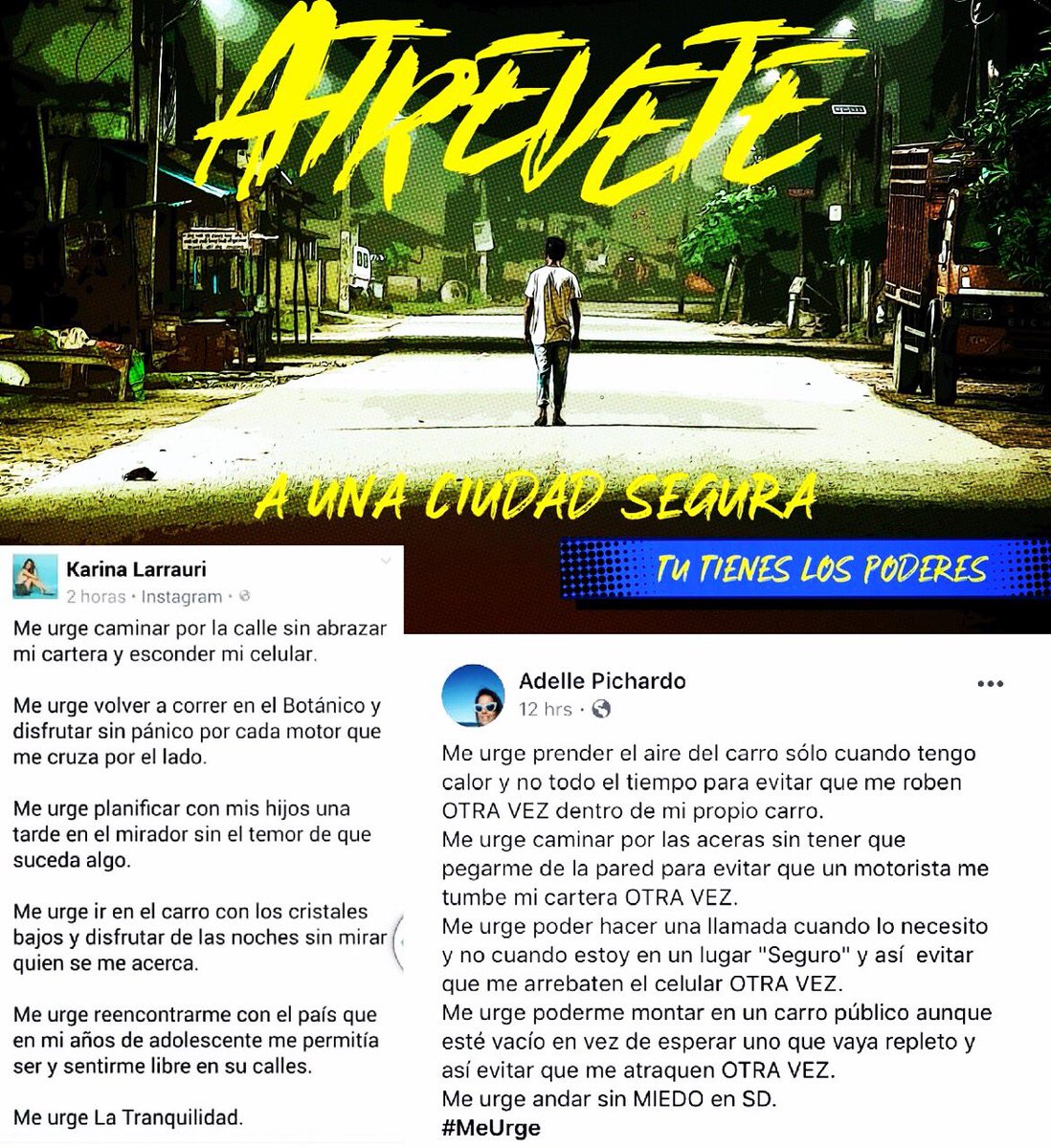 giovannida's tweet photo. #NosUrgeAtrevernos 
#AtrevetePorTuCiudad 
#AtreveteDN
#TúTienesLosPoderes 
#meurge 
#AdellePichardo
@KarinaLarrauri 
@AtreveteDN 
@PaisqQueremosRD https://t.co/ByTSVJ6E2H