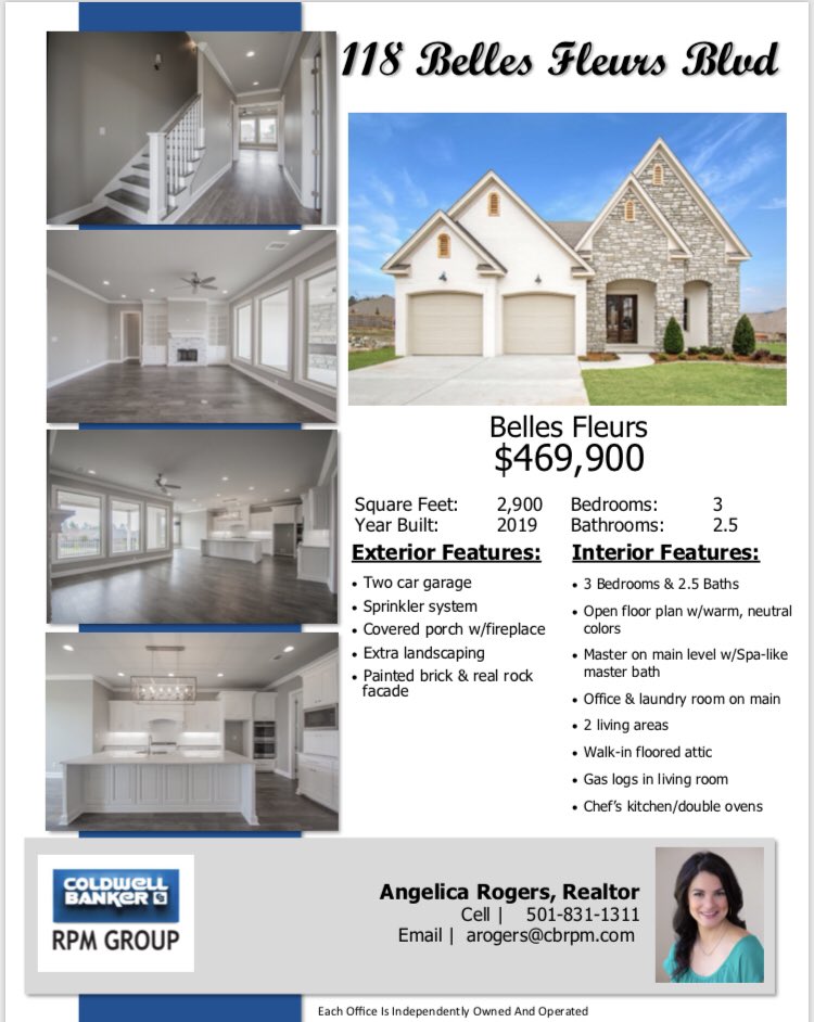 angelicarogers_'s tweet photo. Open House today, 3/31/19 2-4 pm
New Listing in Belles Fleurs!๐ก
Come see this ๐ today or call me for your private showing 501.831.1311
#cbrpm #littlerockrealestate #bellesfleurs #letsgetitsold #openhouse https://t.co/rKjDs0RNlH