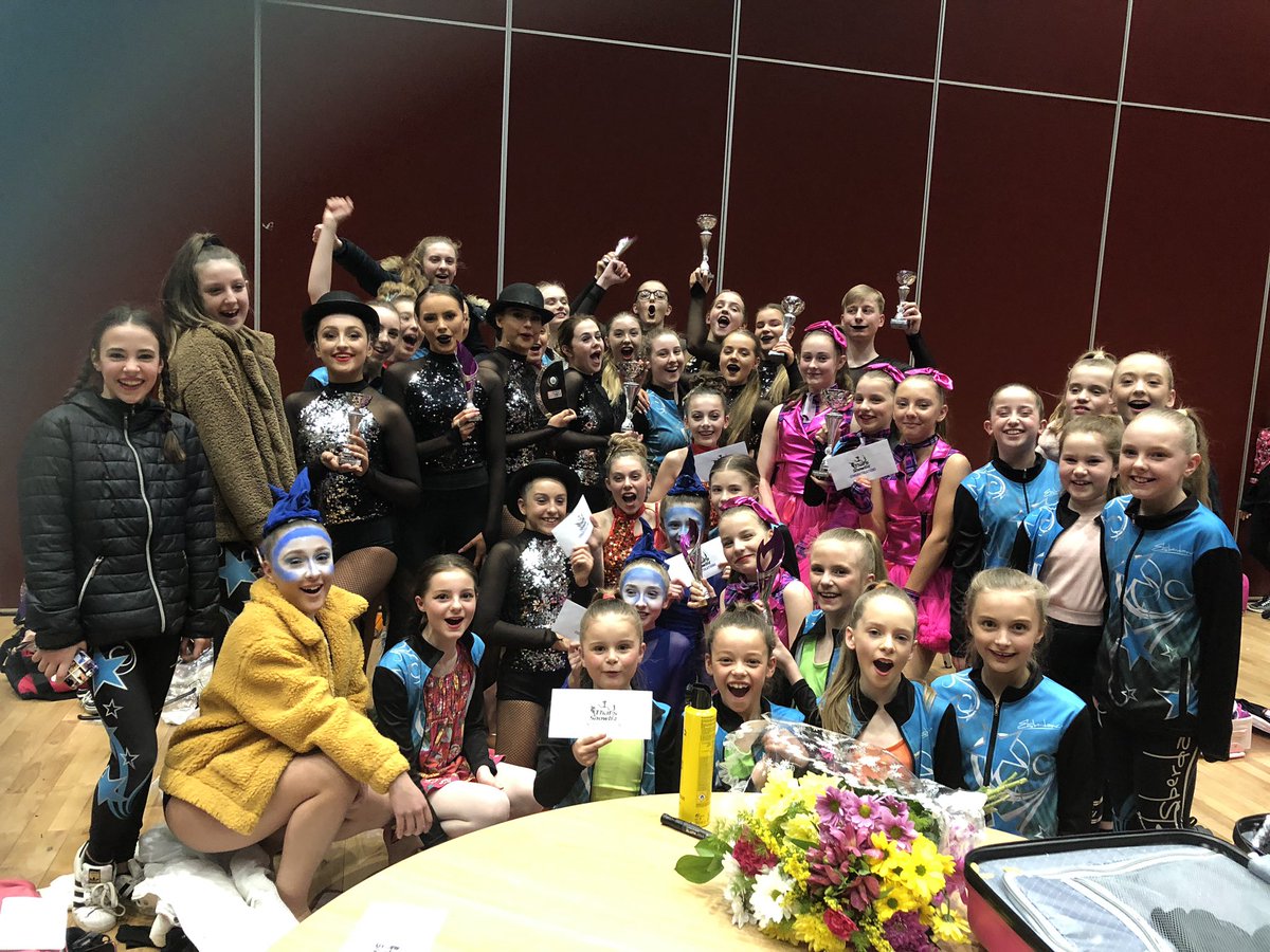 Massive well done today for That’s Showbiz Heat. Brand new mini kids team and 5 of our World Cup dances!

Mini Kidz
4th overall

Kidz 
Best modern
1st overall

Mixed 
Best modern
2nd and 4th overall

Senior 
Best modern
Best small group
1st and 2nd overall
Judges choice