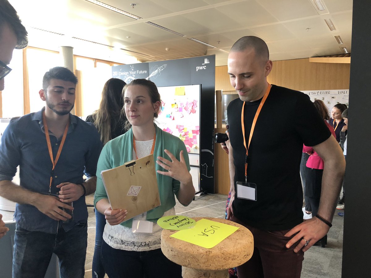 koen_'s tweet photo. ⭐️ Big great final of the GlobalService Jam 2019 Luxembourg #gsjam #gsjamlux @artsquarelab_lu @PwC_Luxembourg #experiencepwclu #Designthinking https://t.co/5pGLmNHUys