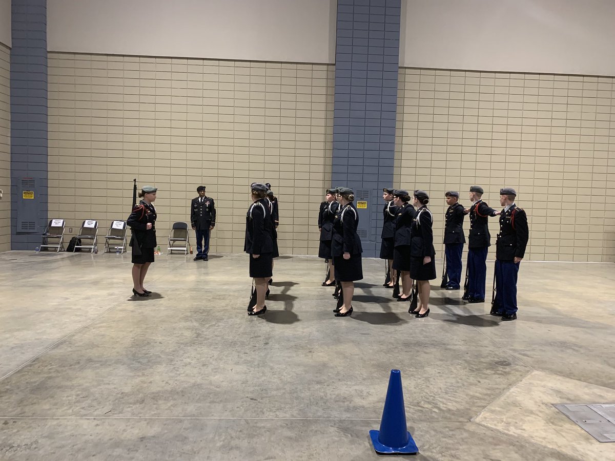 All_in_LC's tweet photo. #LCJROTC placed 14th in Color Guard, 14th in Armed Platoon, & 15th in Armed Inspection. LC competed against 53 other schools from all over the US. There was almost 2000 JROTC Cadets & 103 high schools there total. Great job! (Pics by @rendylaflesh) #ProgramWithClass #AllinLC. https://t.co/3PTlCc09OU