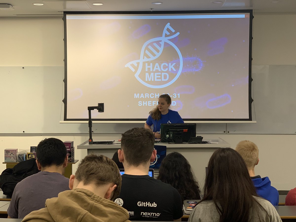 paw_lean's tweet photo. Final ceremony kick off with @katkoler. I'm so excited to hear from #hackmed19's finalists!! 👏🏻 https://t.co/yOeANXv5pT