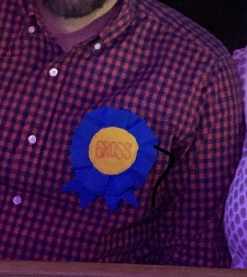 headicusrex's tweet image. After all these years, finally made my way to @flukeathens and it was awesome. Lots of great stuff. I got a ribbon for being gross.