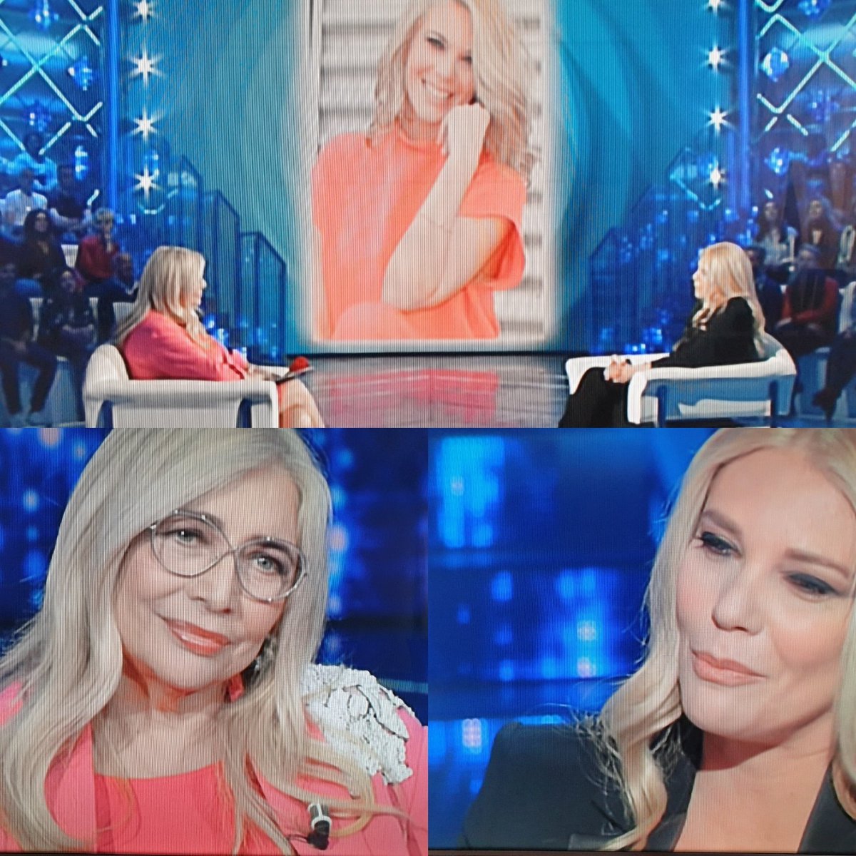 dael72's tweet photo. #EleonoraDaniele ospite di #MaraVenier a #DomenicaIn: "Sono felice di essere ospite tua perché sei una donna intelligente e sensibile"
#tv #conduttrici #storieitaliane https://t.co/iW9rkBjXZd