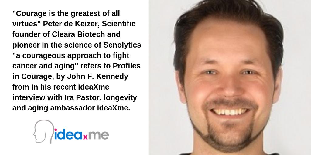 Courageous approach to fight cancer &amp; aging: #Senolytics. @IraSamuelPastor talks with Peter de Keizer <a href="/ClearaBiotech/">Cleara Biotech</a> about pioneering treatments showing promise to fight #Cancer &amp; #aging in humans. youtu.be/5oQRK_d60F4 #health #senescence #ClearaBiotech #breakthroughs #courage
