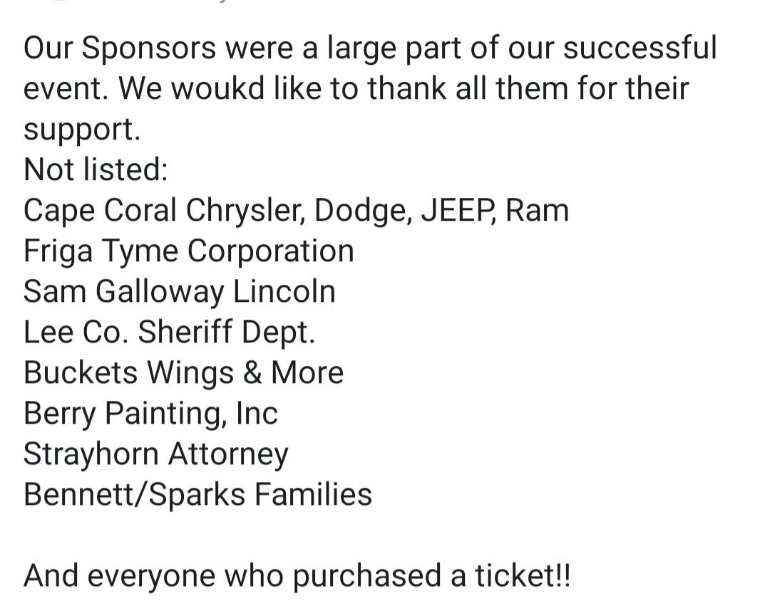 See you all again Next yr for this annual event!