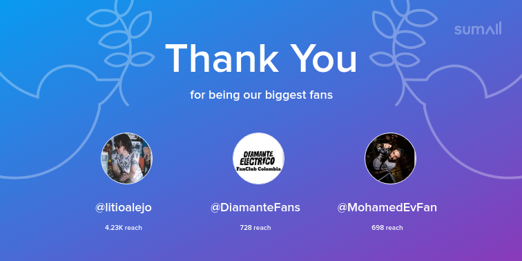 Rock_Colombia's tweet photo. Our biggest fans this week: @litioalejo, @DiamanteFans, @MohamedEvFan. Thank you! via https://t.co/vmbPxg645V https://t.co/diNiyqvZSu