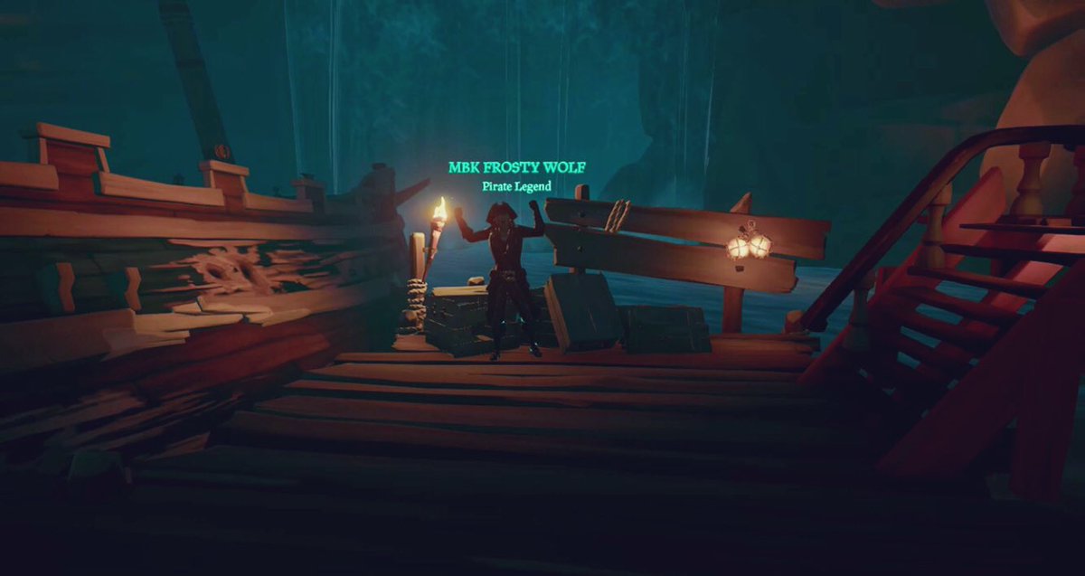 Some_Gh0st's tweet photo. Sneaky Legend! I finally made it! About one year ago I started my journey, I’ve had a lot of adventures, so many memories and countless hours of fun. I want to thank @RareLtd for this amazing game 
It’s an honor to be joining the Legends crew! :D #Xbox @SeaOfThieves #SeaOfThieves https://t.co/lu9UTgz3iM