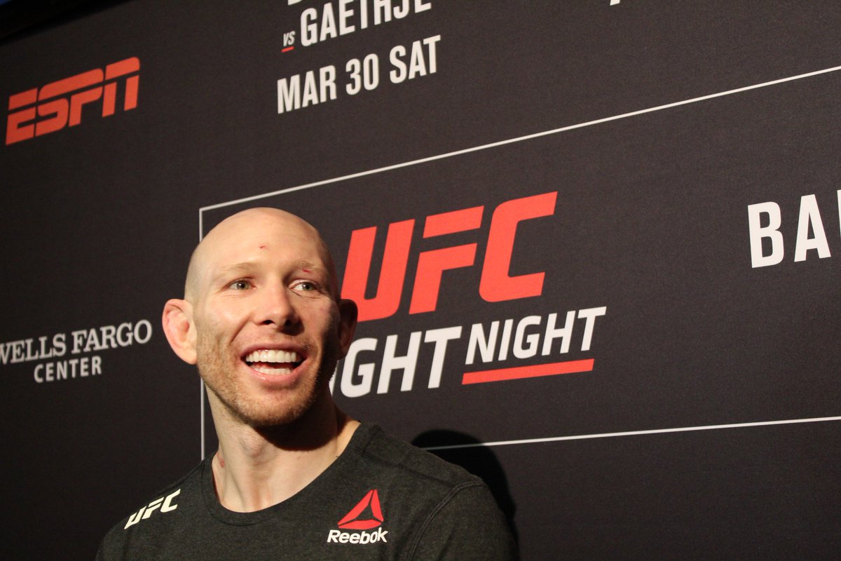JasonBurgosMMA's tweet photo. A few images I shot last night at the #UFCPhiladelphia post-event scrums. Including @JoshEmmettUFC, @jackthejokermma and headliner @Justin_Gaethje. Look for the full set on @sherdogdotcom soon. #UFCPhilly #ufc #UFConESPN2 https://t.co/WKHM1rvgWh
