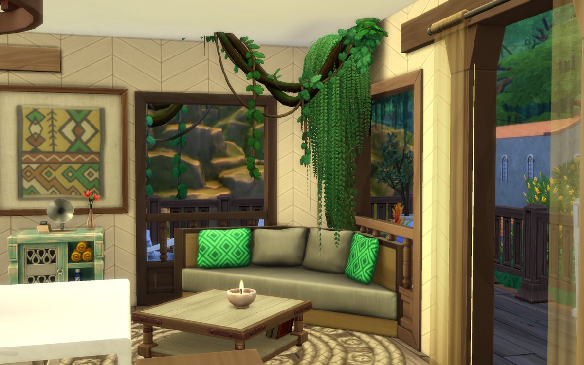 DteamSims4's tweet photo. Voici la nouvelle création de notre Misspsylo, Jungle Tree House, une cabane dans la jungle... Disponible sur sa galerie. Plus de photos sur notre discord :D 
#sims4 #Construction #easims4 #Sanscc https://t.co/Ci2rLcO7jC