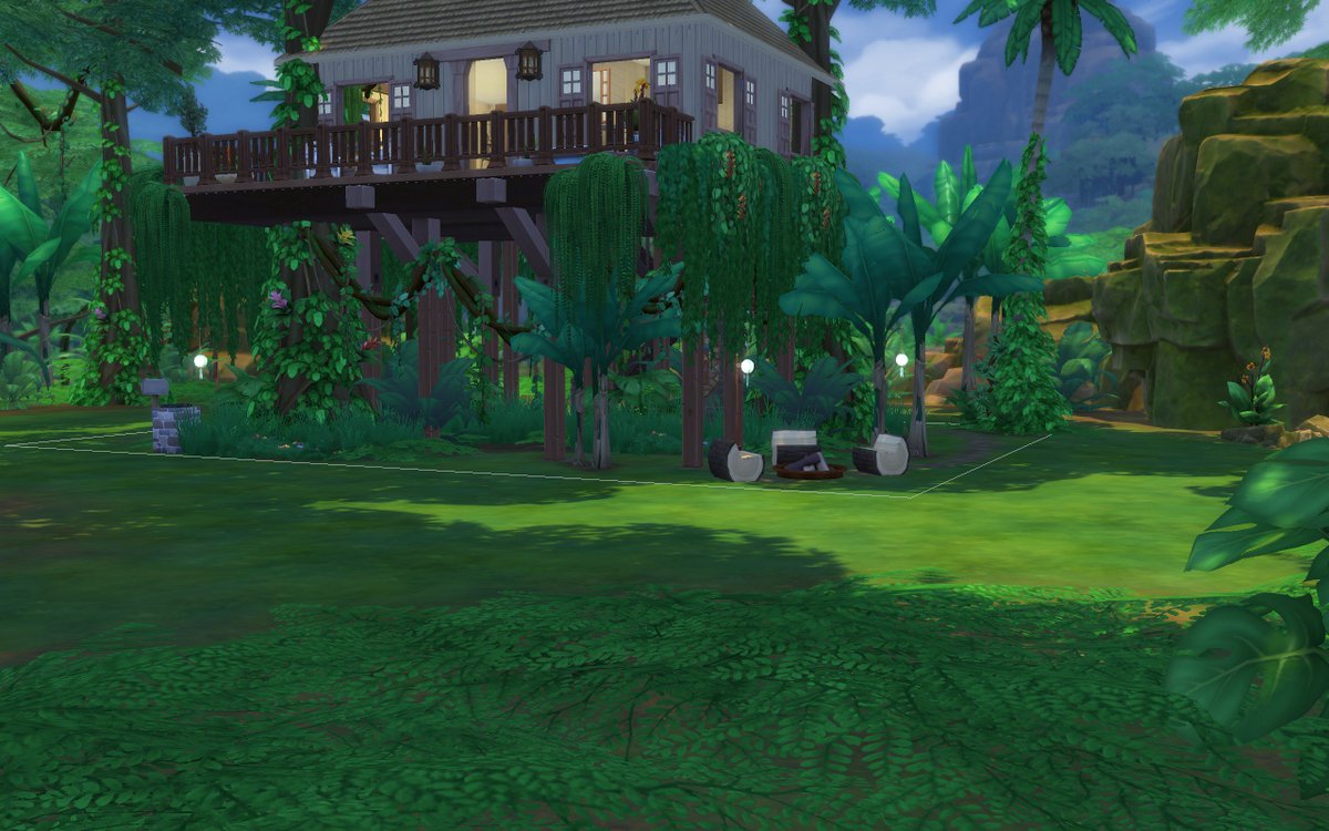 DteamSims4's tweet photo. Voici la nouvelle création de notre Misspsylo, Jungle Tree House, une cabane dans la jungle... Disponible sur sa galerie. Plus de photos sur notre discord :D 
#sims4 #Construction #easims4 #Sanscc https://t.co/Ci2rLcO7jC