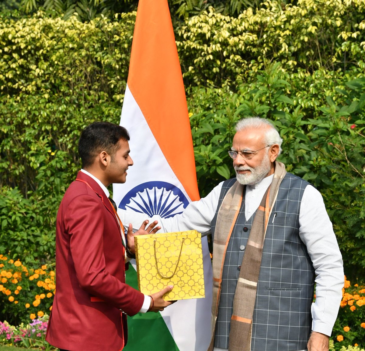 Dev Joshi (@devjoshi10) on Twitter photo Shri <a href="/narendramodi/">Narendra Modi</a> ji 🙏
As a First Time Voter I am feeling proud !! You have made a Voter, realize his Power in today's Democracy. This Election I will vote for New India. #MainBhiChowkidar 
Thank you <a href="/narendramodi_in/">narendramodi_in</a>
#NoVoterToBeLeftBehind 
#FirstTimeVoter
#NamoAgain
<a href="/BJP4India/">BJP</a> Shri <a href="/narendramodi/">Narendra Modi</a> ji 🙏
As a First Time Voter I am feeling proud !! You have made a Voter, realize his Power in today's Democracy. This Election I will vote for New India. #MainBhiChowkidar 
Thank you <a href="/narendramodi_in/">narendramodi_in</a>
#NoVoterToBeLeftBehind 
#FirstTimeVoter
#NamoAgain
<a href="/BJP4India/">BJP</a>