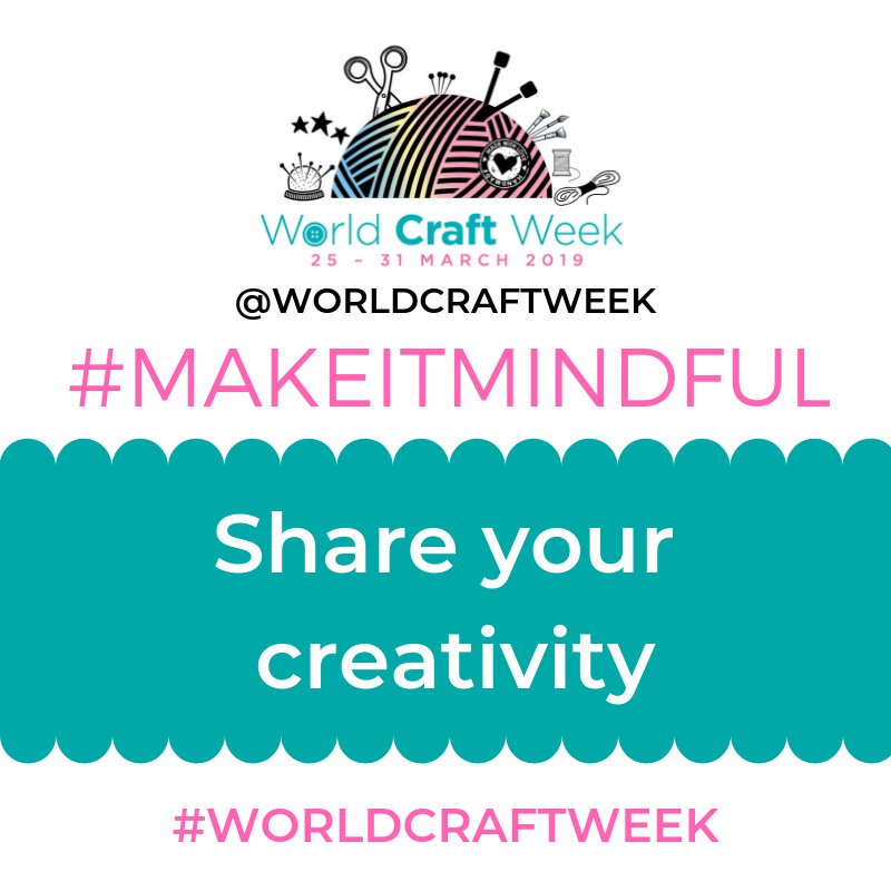 Thank you to everyone who joined us for this year’s #makeitmindful @worldcraftweek! If you’ve been away for the week and would like to still take part, scroll back through our page for a week of fun prompts, free charts and fab giveaways. Happy stitching, everyone! xx