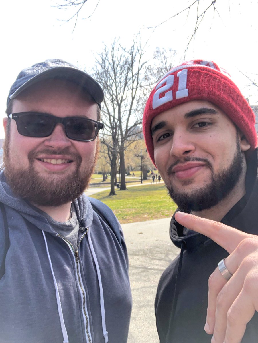 TrainerJon94's tweet photo. Kate and I had the chance to meet @MYSTIC7 and @JTGily in person yesterday while in Boston for an event meetup! It was great meeting them both in person finally. We had an awesome time and hope they both come back to New England again soon! #pokemongo #meetupevent #bostoncommon https://t.co/vNjVFlrujq