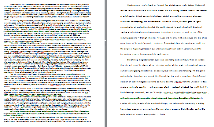 Michael White Here S A Non Extreme Example Of The Sort Of Formatting I See With Nature Submissions On The Left Is Single Spaced 9 Point On The Right Is Double Spaced 12 Point Text Is