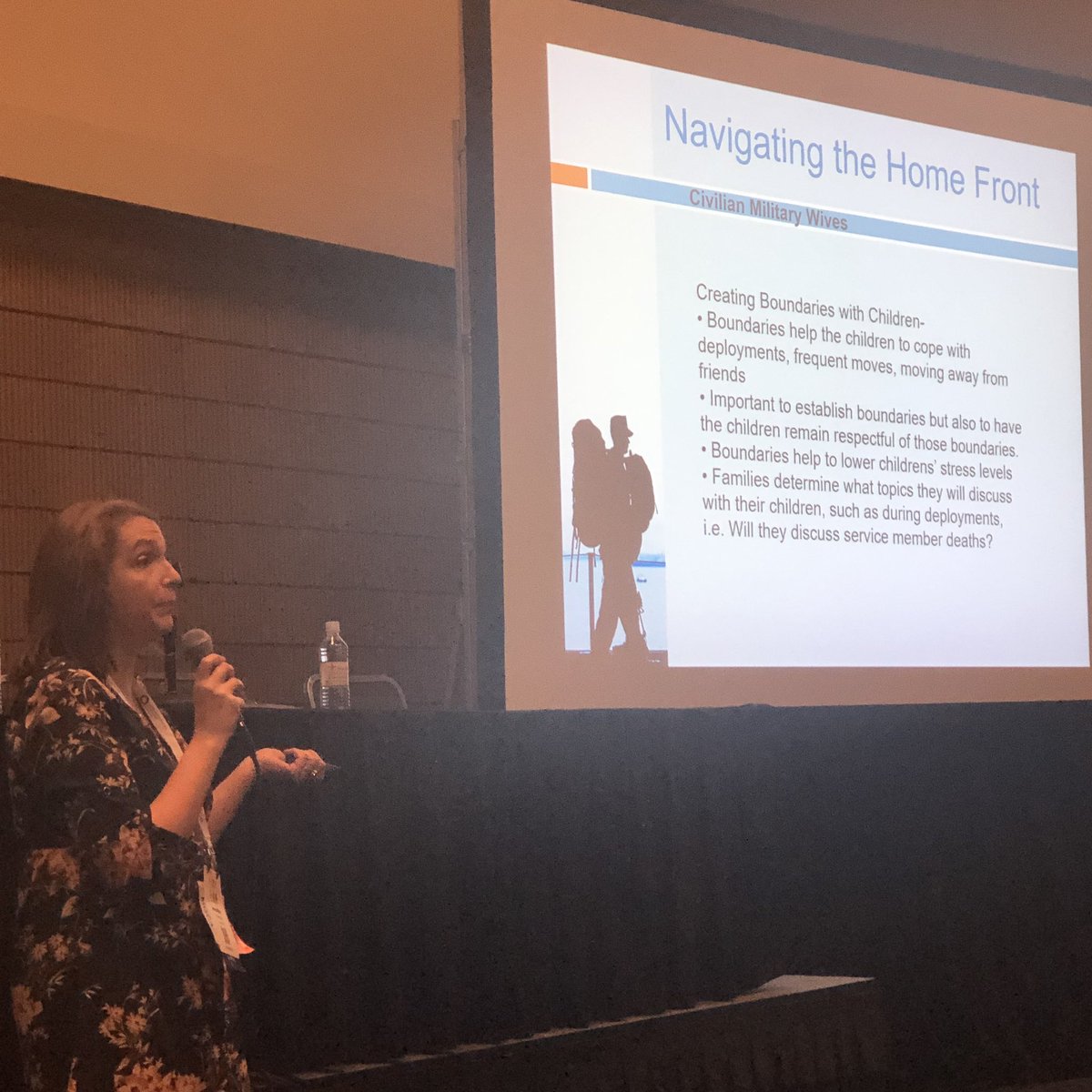 ThCounselingVet's tweet image. @JSztalkoper talking at #ACA2019 about military wives who experience deployments in a totally different way. Can’t thank them enough... veteranmentalhealth.com/an-open-letter…
