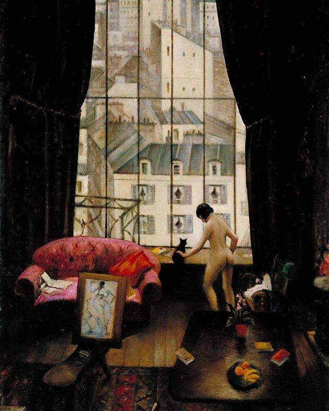 A Studio in Montparnasse by Christopher Richard Wynne Nevinson, exhibited 1926.

#christopherrichardwynnenevinson #studiomontparnasse #paris #tate #atelier #oilpainting