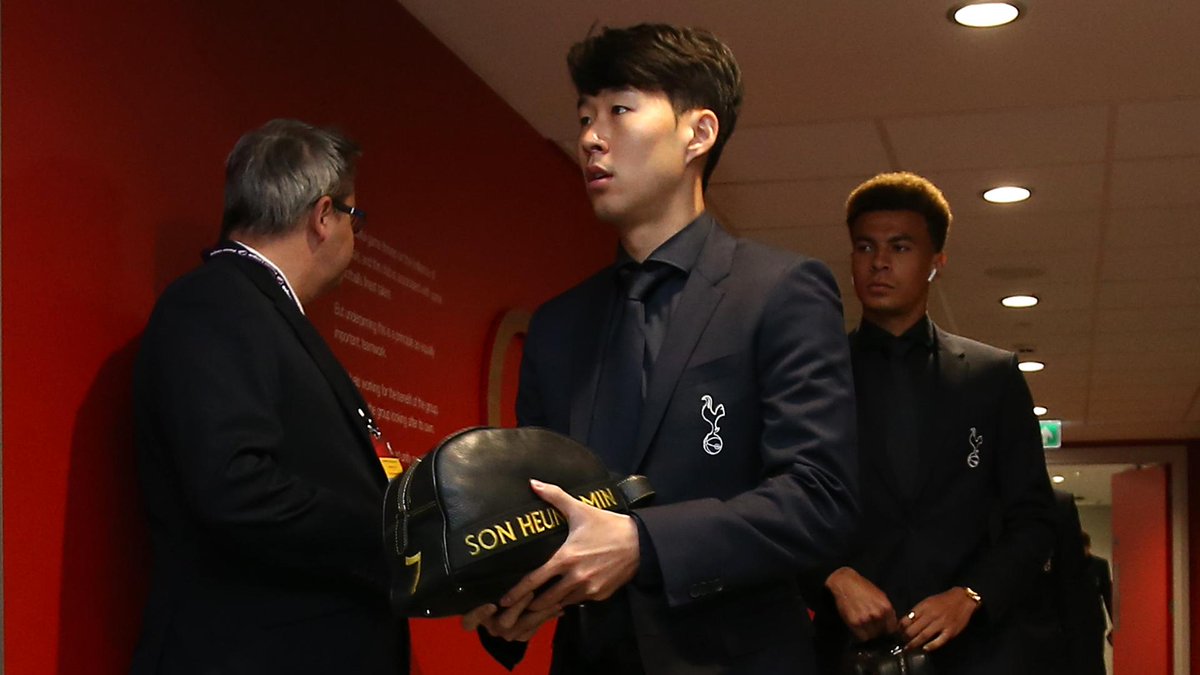 SpursOfficial's tweet photo. 📍 Checking in at Anfield.

#SuitedByBOSS 👔 #COYS https://t.co/xWUrub32Cx