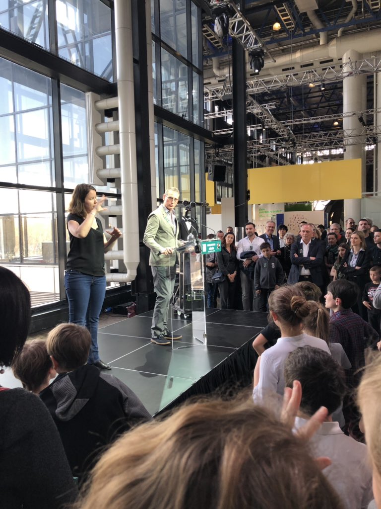 Looking forward for a great exhibition! #robots #citésciences #inauguration