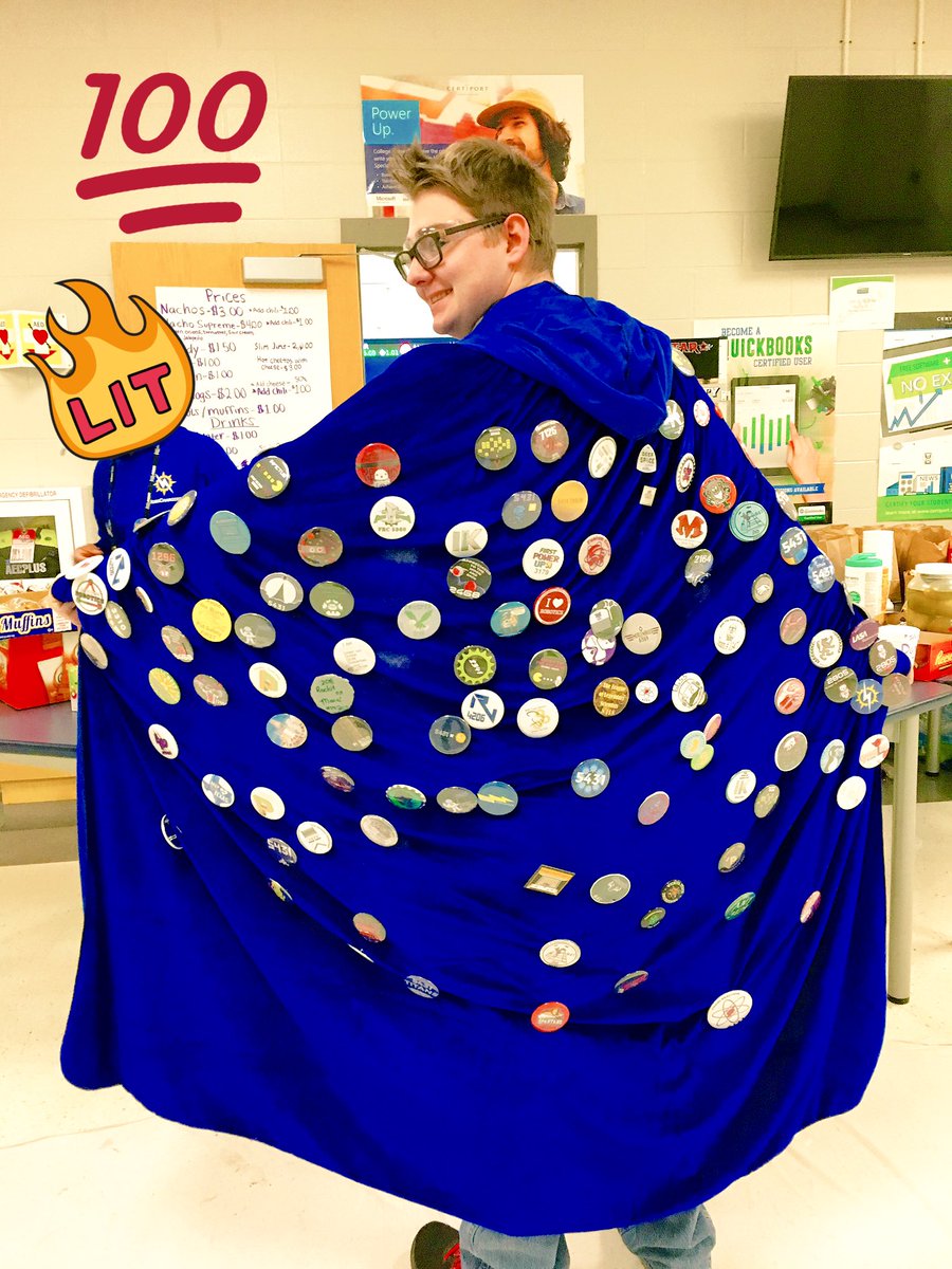 FIRSTinTexas's tweet image. Did someone say there was a #DallasFRC #ButtonChallenge? #somanybuttons #CapedButtonCrusader #DESTINATIONDEEPSPACE #FRCTeams #FRCDistrict #teamspirit
