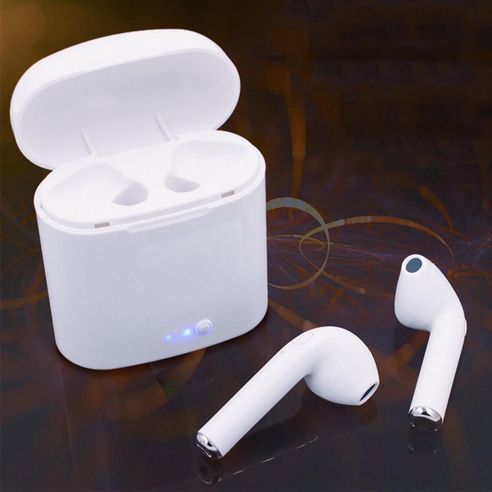 Wireless Bluetooth Headphones Twins Earbuds With Charging Box Handsfree Stereo Music Earphones with mic For Android &amp; iPhone twicemart.com/shop/wireless-…