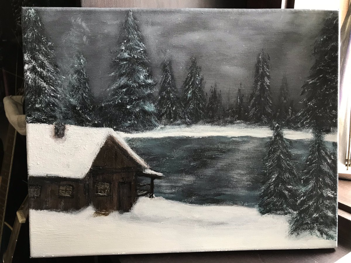 Mrs_voodoo1's tweet image. Finished? I never really know.. lol @_claiire thanks for the vod! 🎨 #paintnight #familycrafts #love2paint