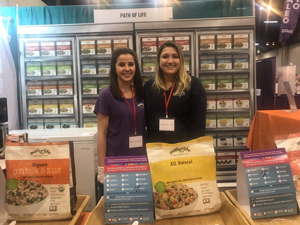PathofLifeBrand's tweet image. It’s Day 2 at the Atlanta @nourishedfestival! Visit Path of Life at Booth 200 &amp;amp; sample our Quinoa &amp;amp; Cauliflower Blends! #EatPathOfLife