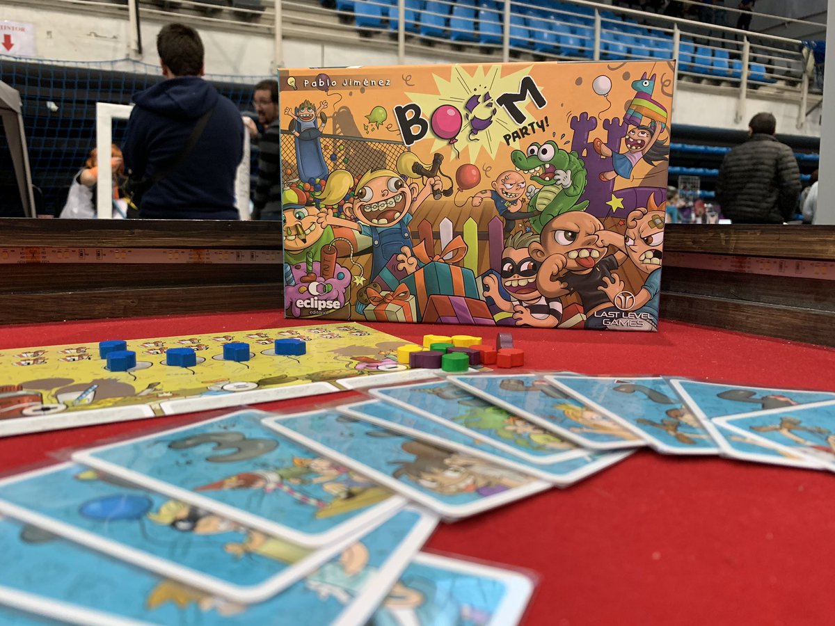 lacomarcon's tweet photo. ¿Qué pasa cuando juntas muchos niños traviesos en una fiesta? ¡¡¡BOOM PARTY!!! de @EclipseEditoria , participando en esta #ComarCON19 https://t.co/cLc0lyLooZ