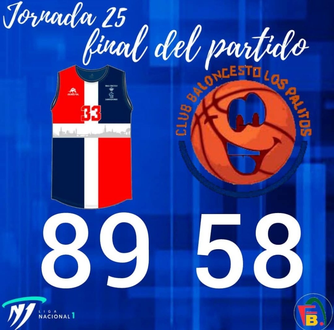 Ganamos 89-58 ante <a href="/cblospalitos/">CB Los Palitos</a>

14-11

#Golabra

🔵🔴