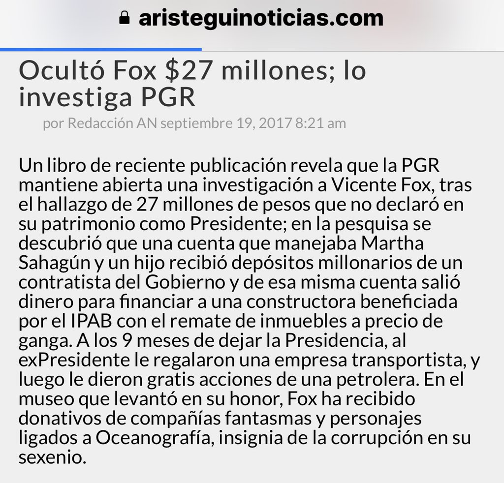 CelesteSaenzM's tweet photo. @quiroz_71 @VicenteFoxQue Gracias querido ROBERTO, por replicar información sobre el libro de Raúl Olmos en colaboración con Valeria Durán: “FOX Negocios a la Sombra del Poder” a la que no hay que perder la pista y cuyo prólogo es de Daniel Lizárraga. 👀✨ https://t.co/IfEKNlwZ4j
