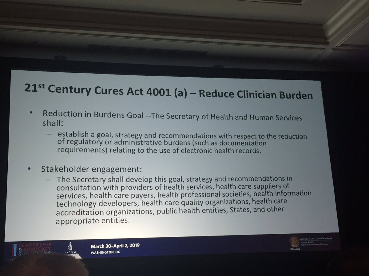 TraumaDocSF's tweet photo. Dr Thomas Mason HHS IT Comments as we all upgrade our IT Intrastructure -Do Self Analysis with IT Implementation -Build Partnerships -Be Comfortably Uncomfortable with IT Implementation @AmCollSurgeons #ACSLAS https://t.co/vxuY9q7PSW