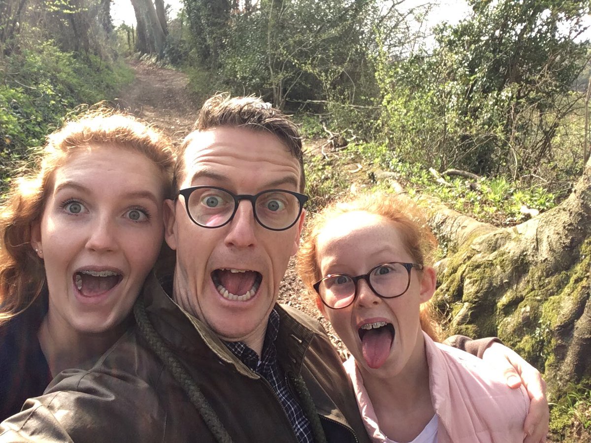 Lunch with my incredible Mum followed by walk with the dog and these nutters #daughters #mum #dimsum