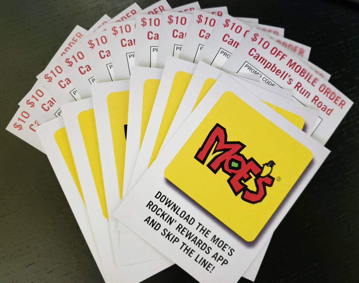 PittsburghMoes's tweet photo. Attn: Robinson Goers! How would you like to start your week off with free lunch? RT for a chance to win $10 off your Mobile Order at the Campbell's Run Rd location. Winners announced Monday at 10am! https://t.co/lNZIU1m0BZ