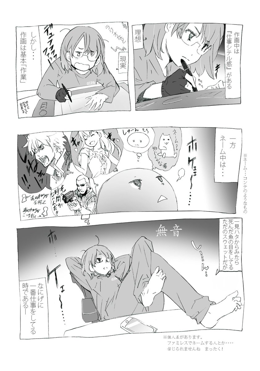 漫画家日記①「就労スタイル」 