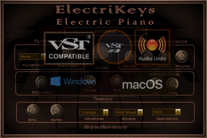 ElectriKeys's tweet photo. ElectriKeys Electric Piano for Windows v2.0 and macOS v3.0 with VST3 support #ElectricPianoVST #ElectricPianoVST3 #ClavinetVST #DynoPianoVST #DynoPianoAudioUnit #DynoPiano #PianetAudioUnit #PianetVST #RhodesVST #WurlitzerVST #ElectraPianoVST #PianetKONTAKT https://t.co/bFME0RqJoh https://t.co/grki2d586z