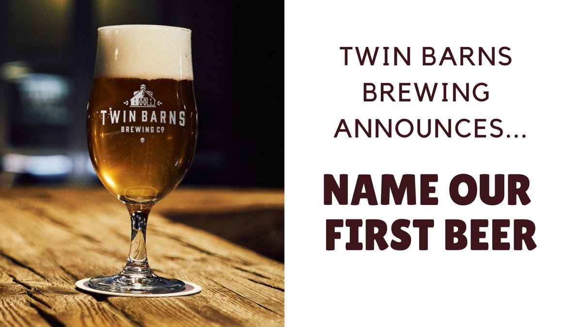 twinbarnsbrew's tweet photo. Have you ever wanted to name a craft beer? Now is your chance! Visit our website to learn all the details: https://t.co/VjD85heJWu

GOOD LUCK | #nhbrewers #nhbeertrail #nhcbw2019 https://t.co/tNHWUy0EbK