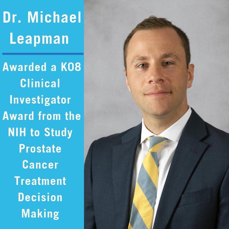 Yale_Urology's tweet photo. Congratulations, .@mleapman! https://t.co/4VF3d4GtYO