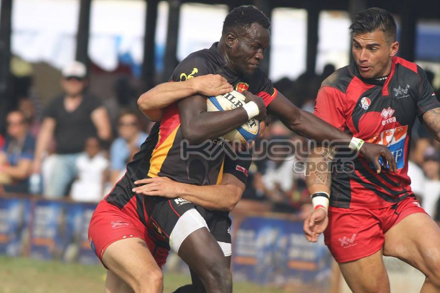 KawowoSports's tweet photo. Some images from yesterday's rugby game between Uganda and France that ended 34:13 in favor of Uganda 

📸 | @BatanuddeJohn 
#KawowoUpdates
#FRUGWeek2019 https://t.co/BGBtTnKrnU