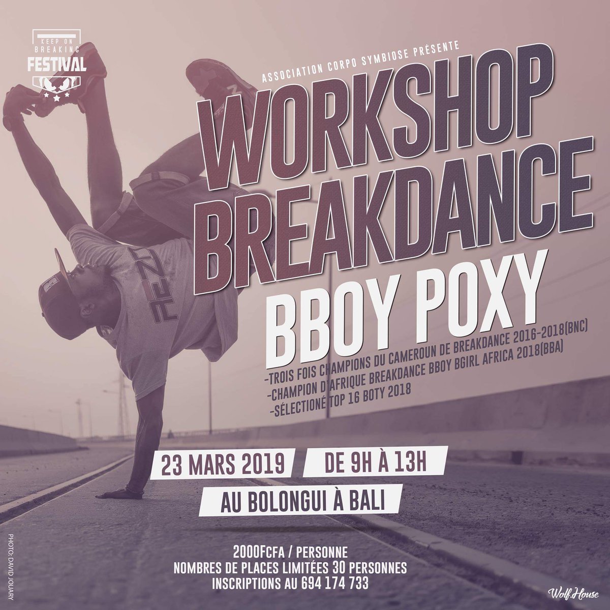 keeponbreaking's tweet photo. Récapitulatif du workshop de @bboypoxy le 23 Mars 2019 au Bolongui.
Crédit photo: Simon Brice, Agathe Djokam
retouche: WOLF HOUSE
#keeponbreaking #festival #international #danse #hiphop #cypher2019 #Douala #Yaounde #dj #lourdbase #streetoff #breakdance #popping #kob #workshop https://t.co/RQm5rFN2FA