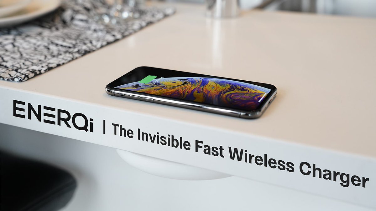 #ENERQi – Den Wireless Charger geschickt verstecken bit.ly/2HBkbCF #Indiegogo #WirelessCharging