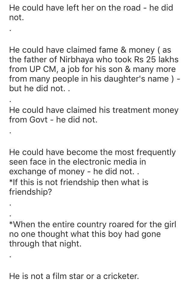 xRiiTalksx's tweet photo. “My girlfriend was raped in front of me “
               ~Nirbhaya case 

Found this on insta and it really touched my heart 🙏🏻 https://t.co/TreiY4Ugvy