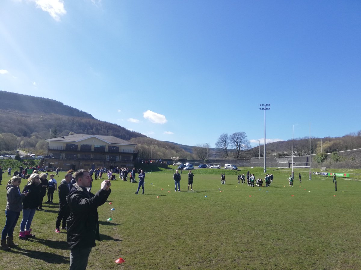 wru_j's tweet photo. Fantastic day so far for the u10s at today's festival. Big thanks to @AbercwmboiRFC and their amazing facilities @BenRose9980 https://t.co/j26ixO8GWM