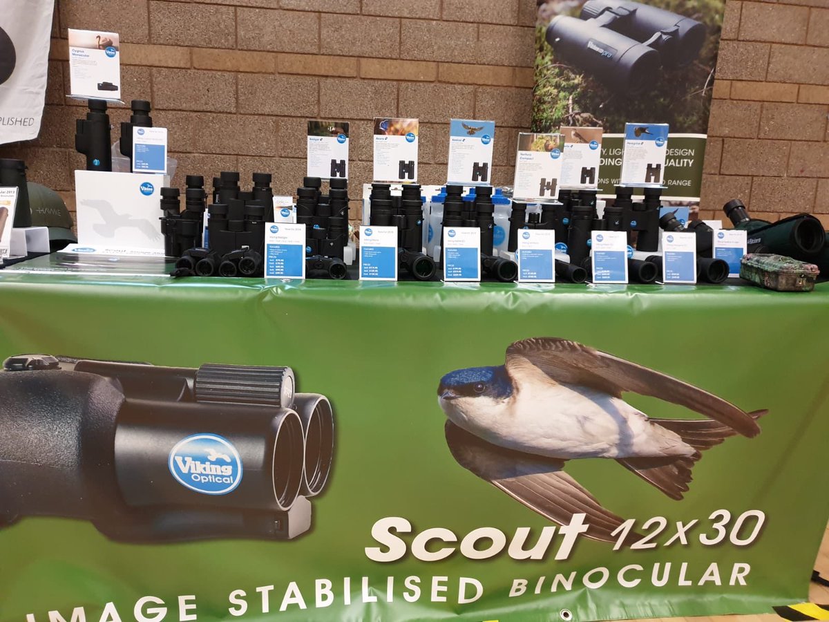 vikingoptical's tweet photo. All set for #highlandadventurefest today! #vikingoptical #binoculars #telescopes Pop in at #Inverness Leisure Centre https://t.co/am5GWRDXsc