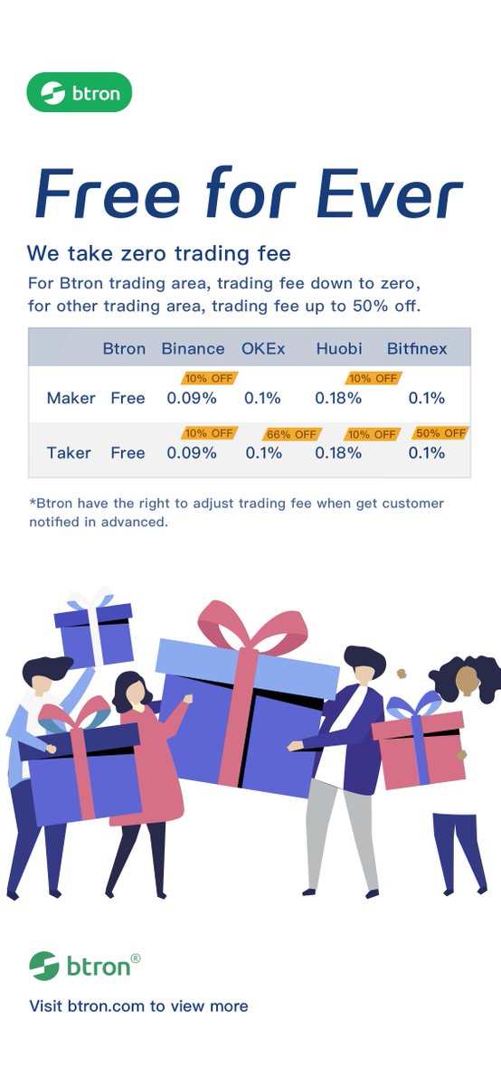 btron19's tweet photo. Btron creation fee is permanently free, and the aggregation fee is as low as 50%. It is basically the best spot trading platform that you can find on the whole network. https://t.co/qtAxsQEGZI